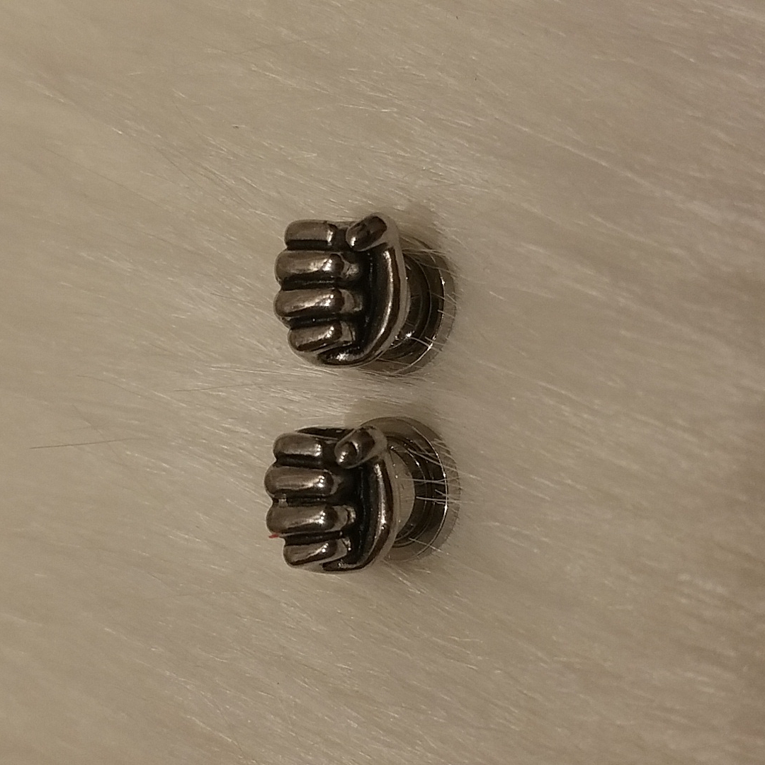Surgical Steel Fist Gauges